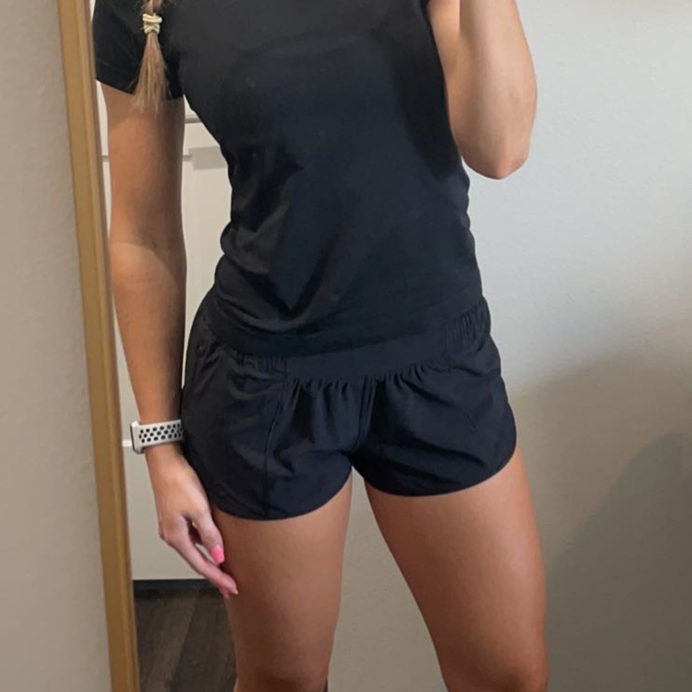 Lululemon Hotty Hot Running Lined Short 2.5* | Size 4 Black
